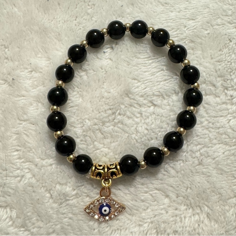 Guard & Luck Evil Eye Stretchy Bracelet - Picture 3 of 5